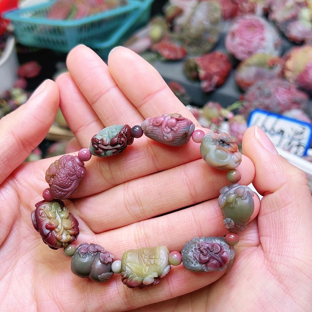 玛瑙/玉髓颈饰未镶嵌凌**颜手串