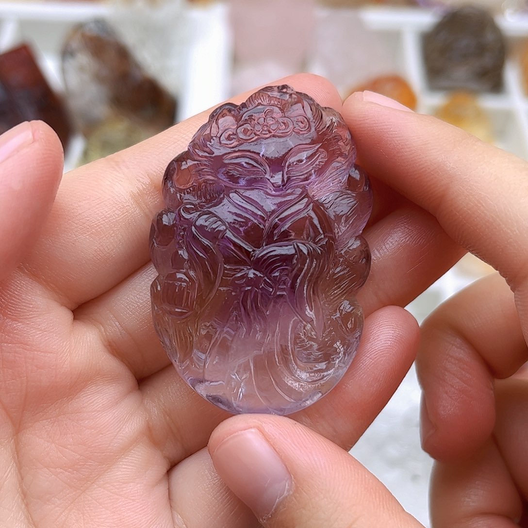 水晶吊坠(不含链)未镶嵌