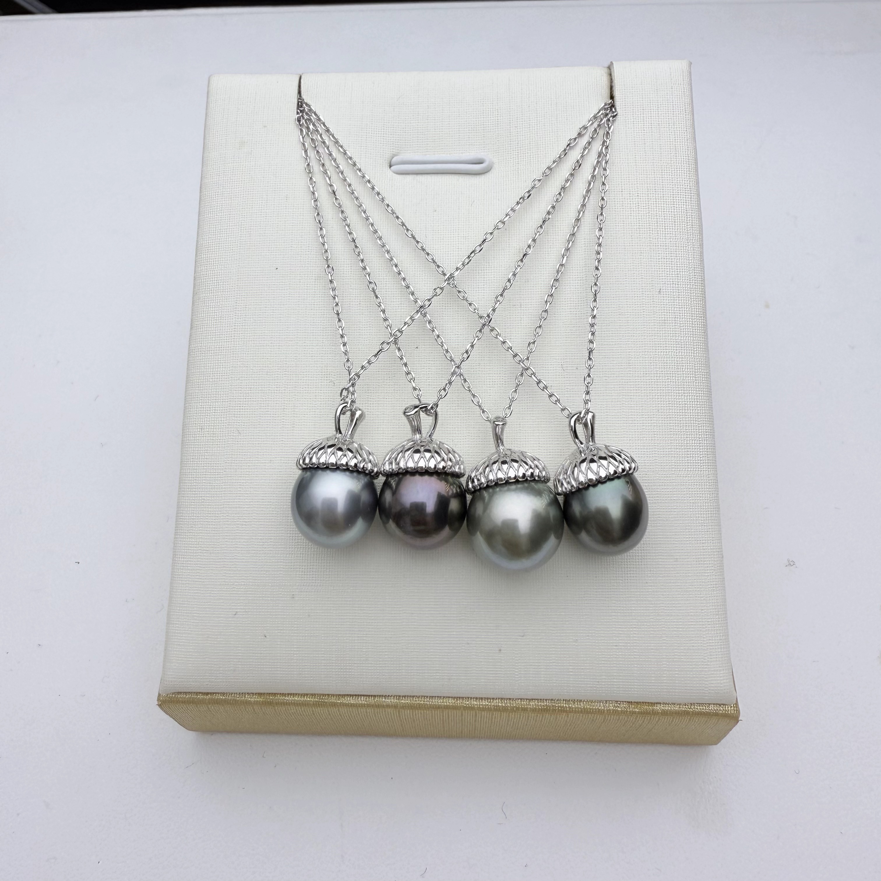 天然海水珍珠大溪地“松果”吊坠 多样性发1