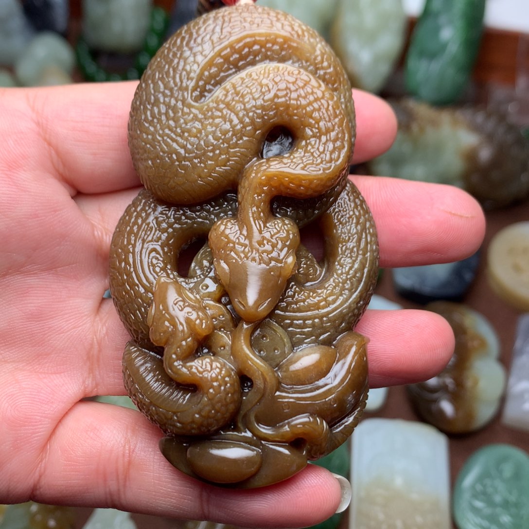 和田玉手把未镶嵌