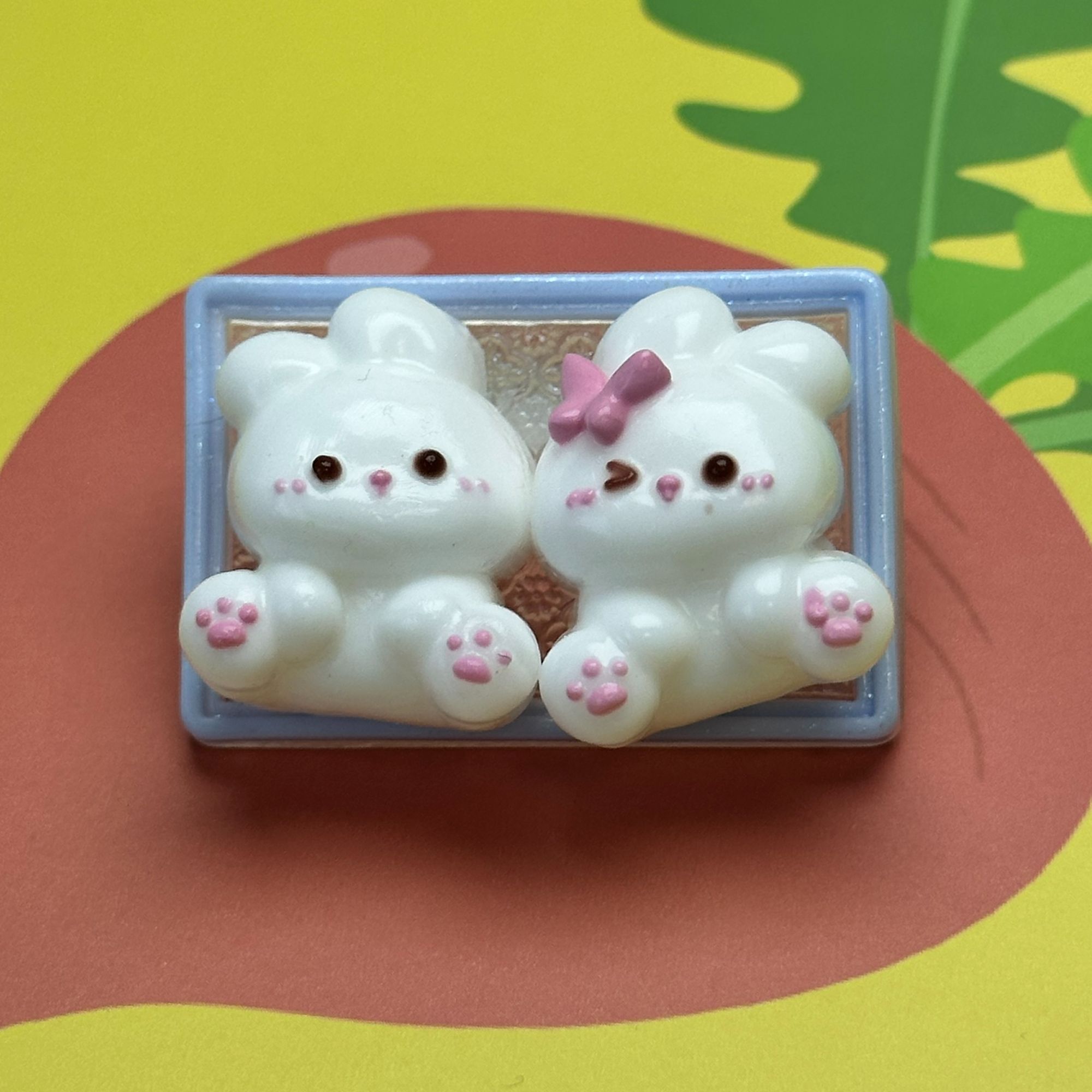 纯手工制作奶油泥感捏捏乐闺蜜小兔