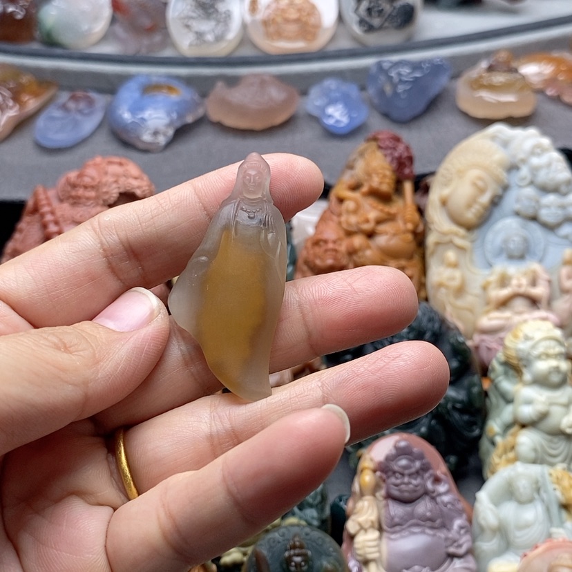 【闪购商品】未镶嵌吊坠定制玛瑙