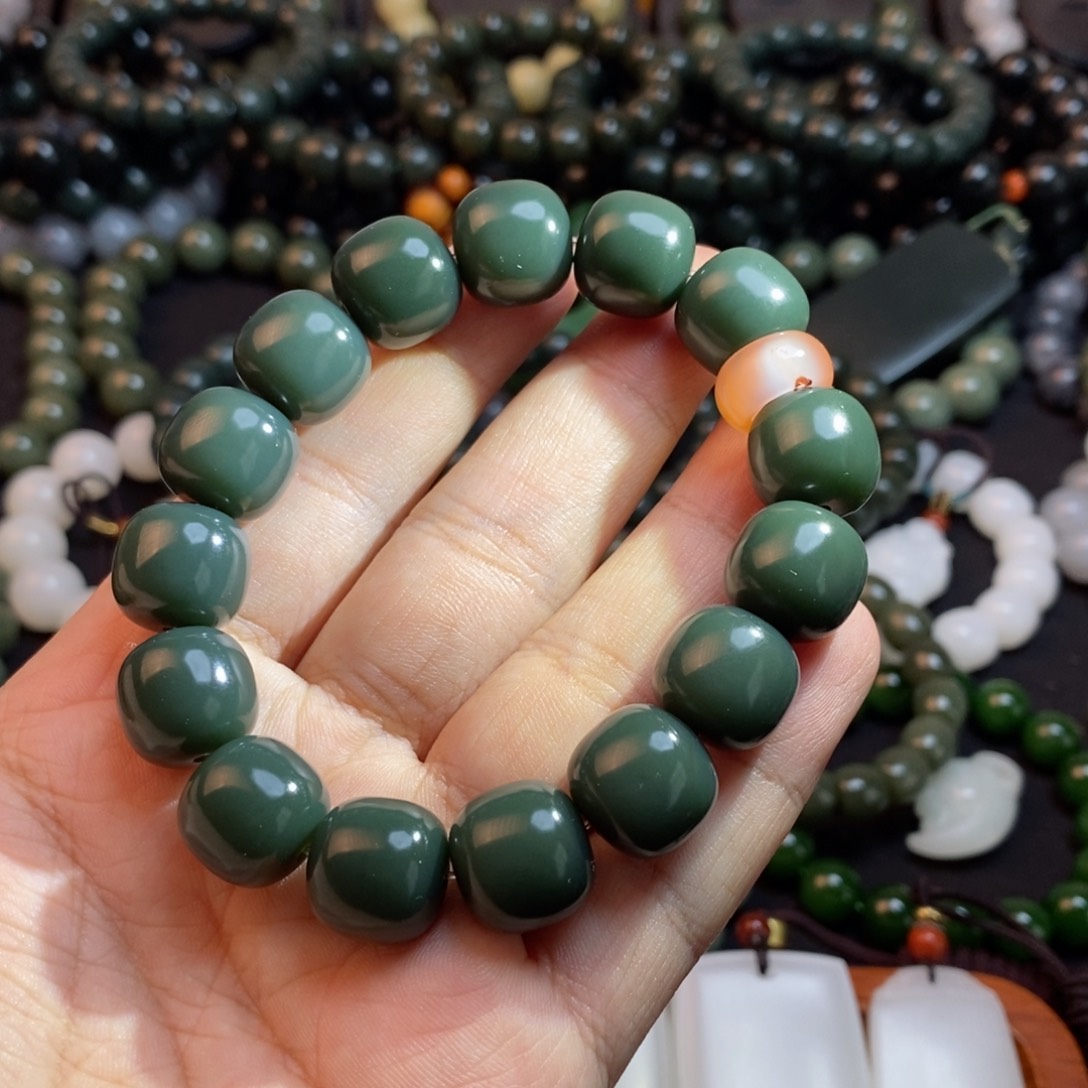 和田玉手串未镶嵌以**繁