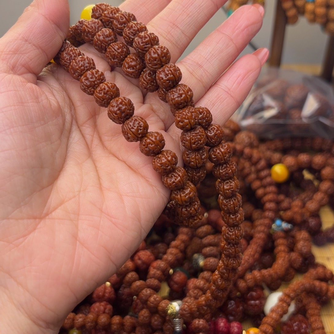 Z***0机刷玉化包浆108颗手串