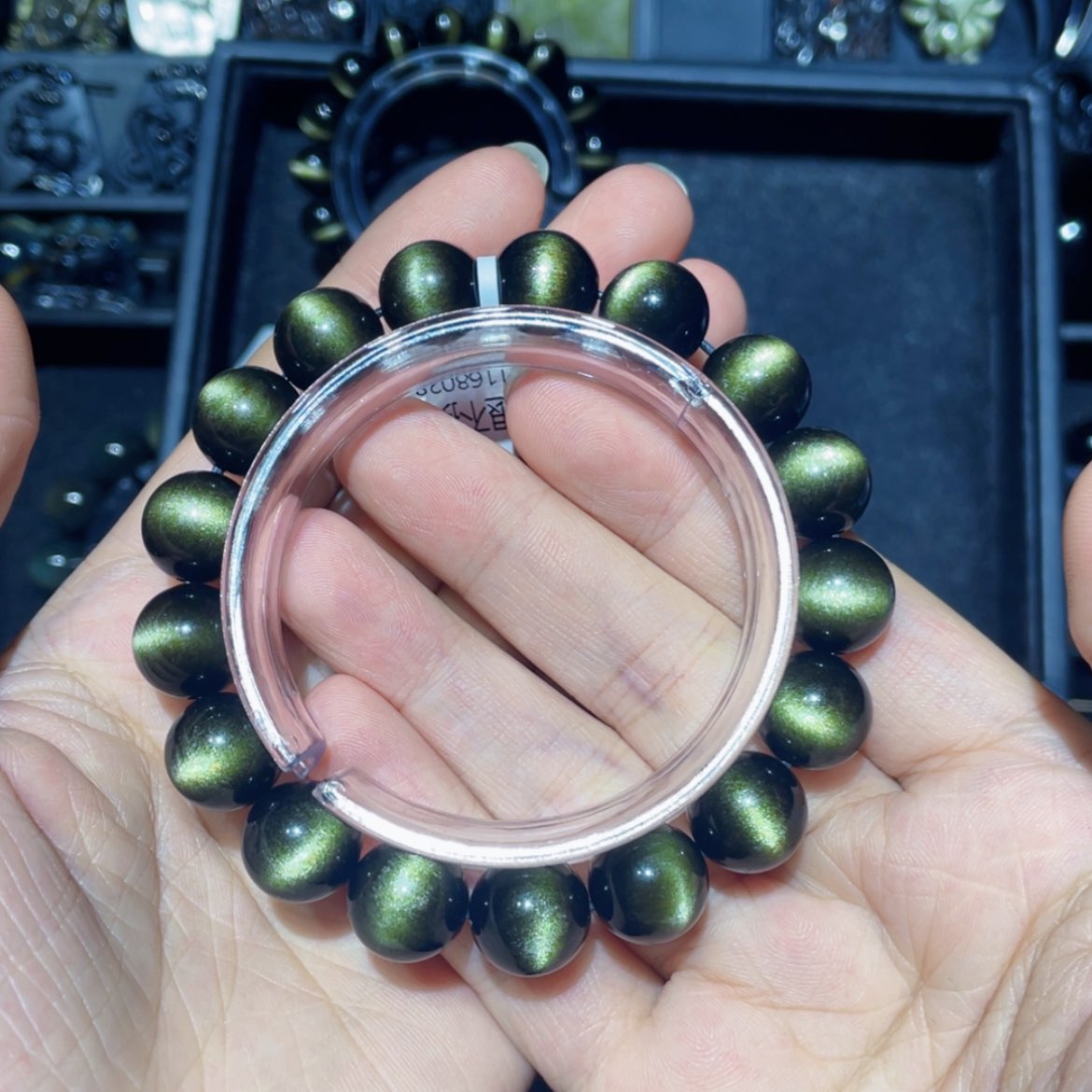 【闪购商品】黑曜岩手链未镶嵌B*e