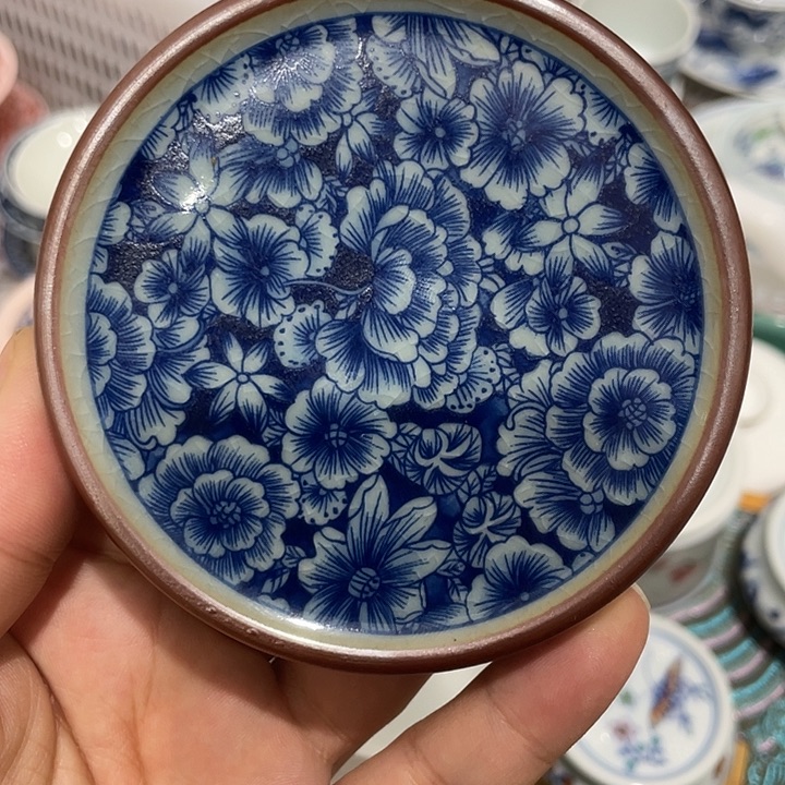 陶摆件景德镇陶瓷主人杯2344