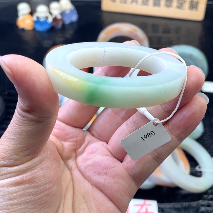 叠***影定制翡翠未镶嵌翡翠