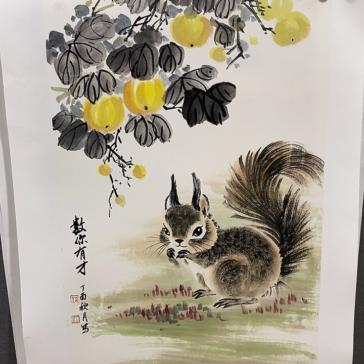 国画手写手绘作品100