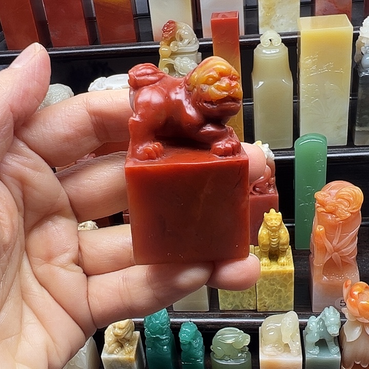 印石寿山石寿山石手工雕刻