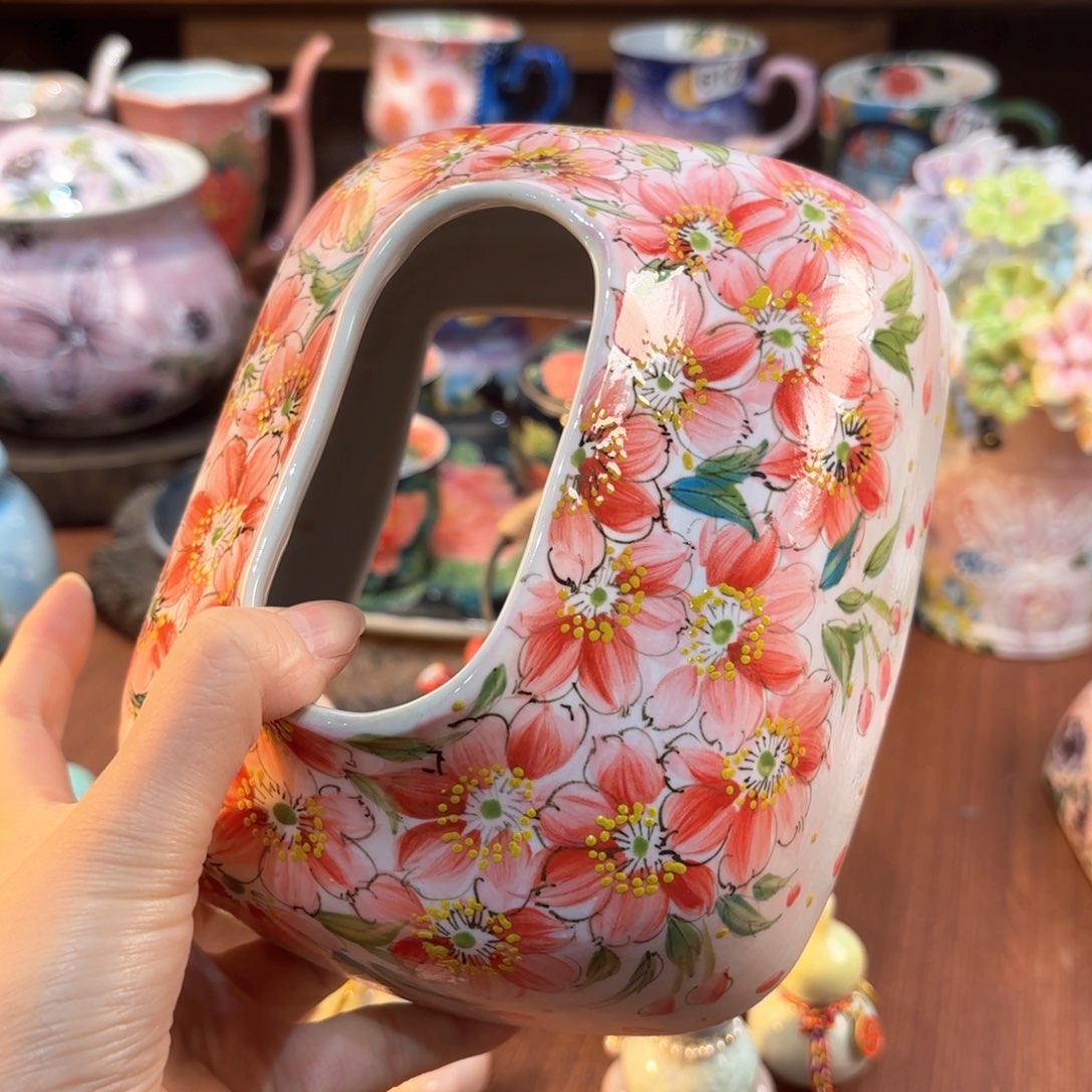 景德镇手绘高温釉下彩陶瓷茶具