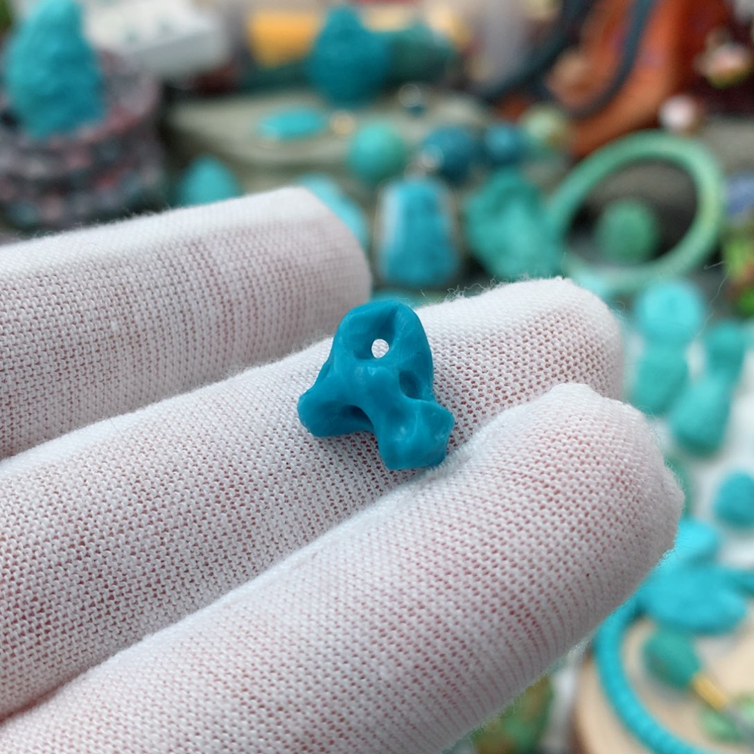 绿松石珠宝奇石未镶嵌