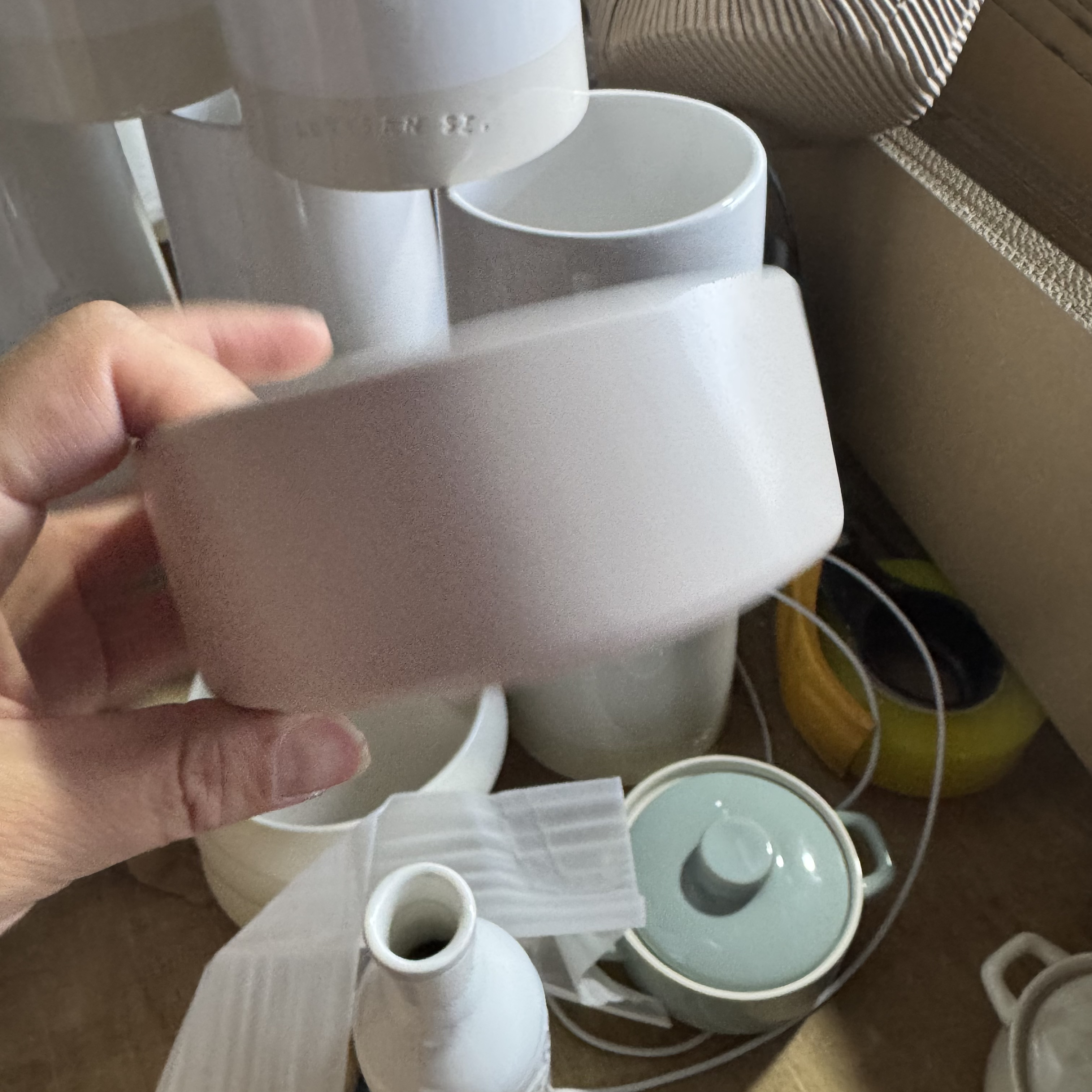 外贸尾单高温陶瓷5寸碗发四个微瑕