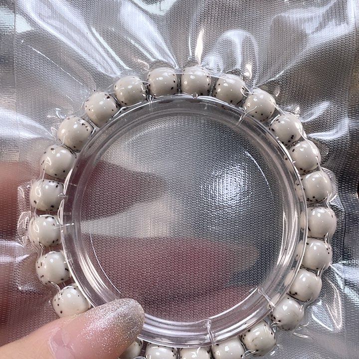 星月菩提手串满原生态大留白8.8
