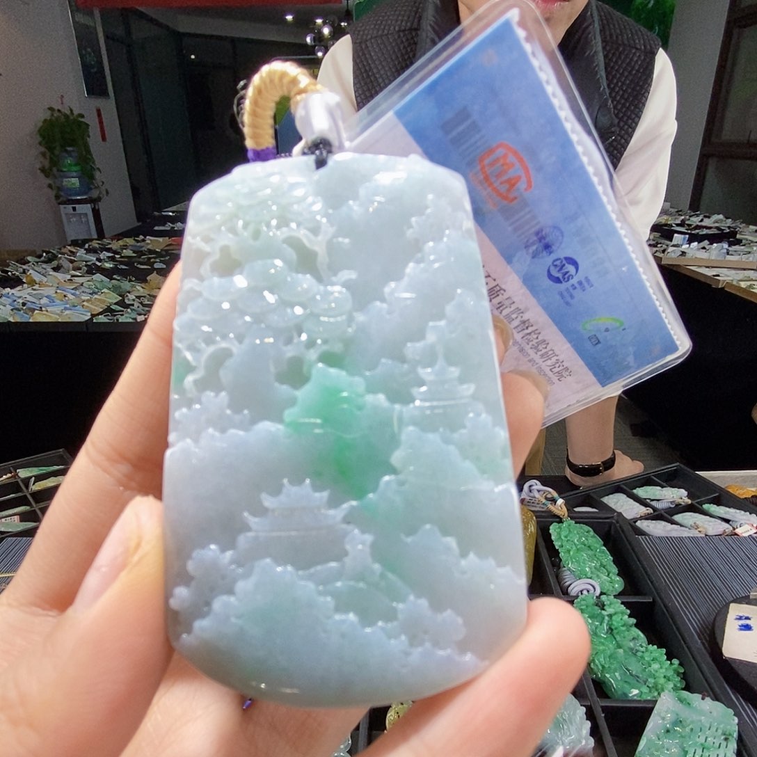 颈饰未镶嵌翡翠翡翠