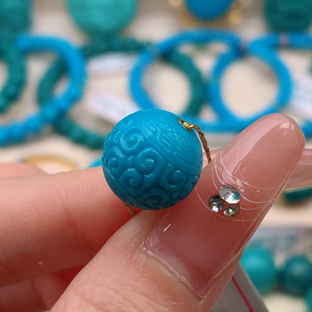 【闪购商品】绿松石配饰未镶嵌夜*茶