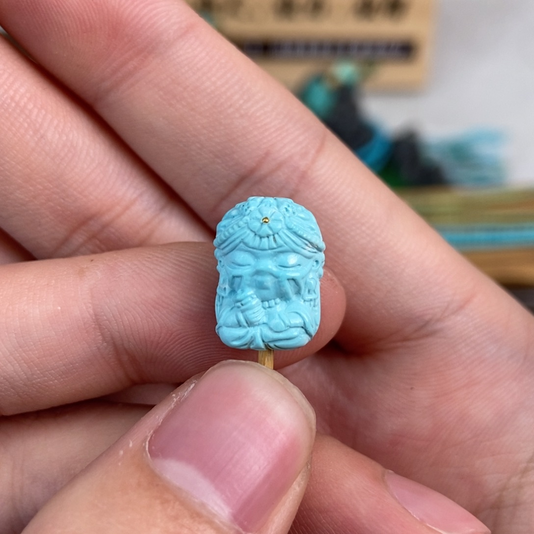 绿松石雕刻未镶嵌