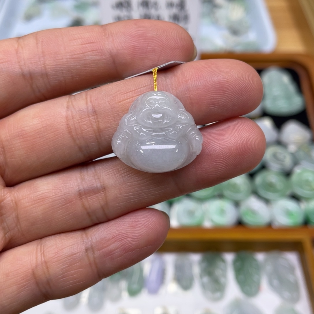 颈饰未镶嵌翡翠佛公