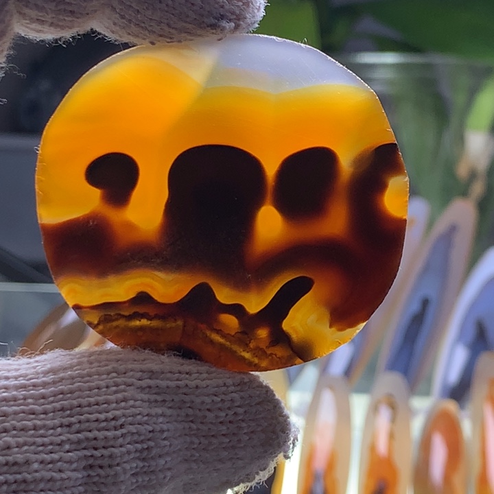 未镶嵌玛瑙/玉髓珠宝半成品120