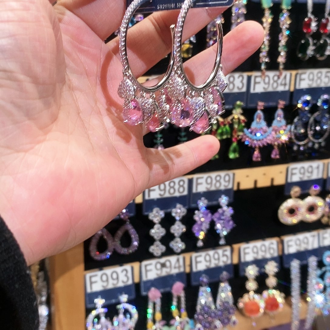 【闪购商品】纯铜925银锆石