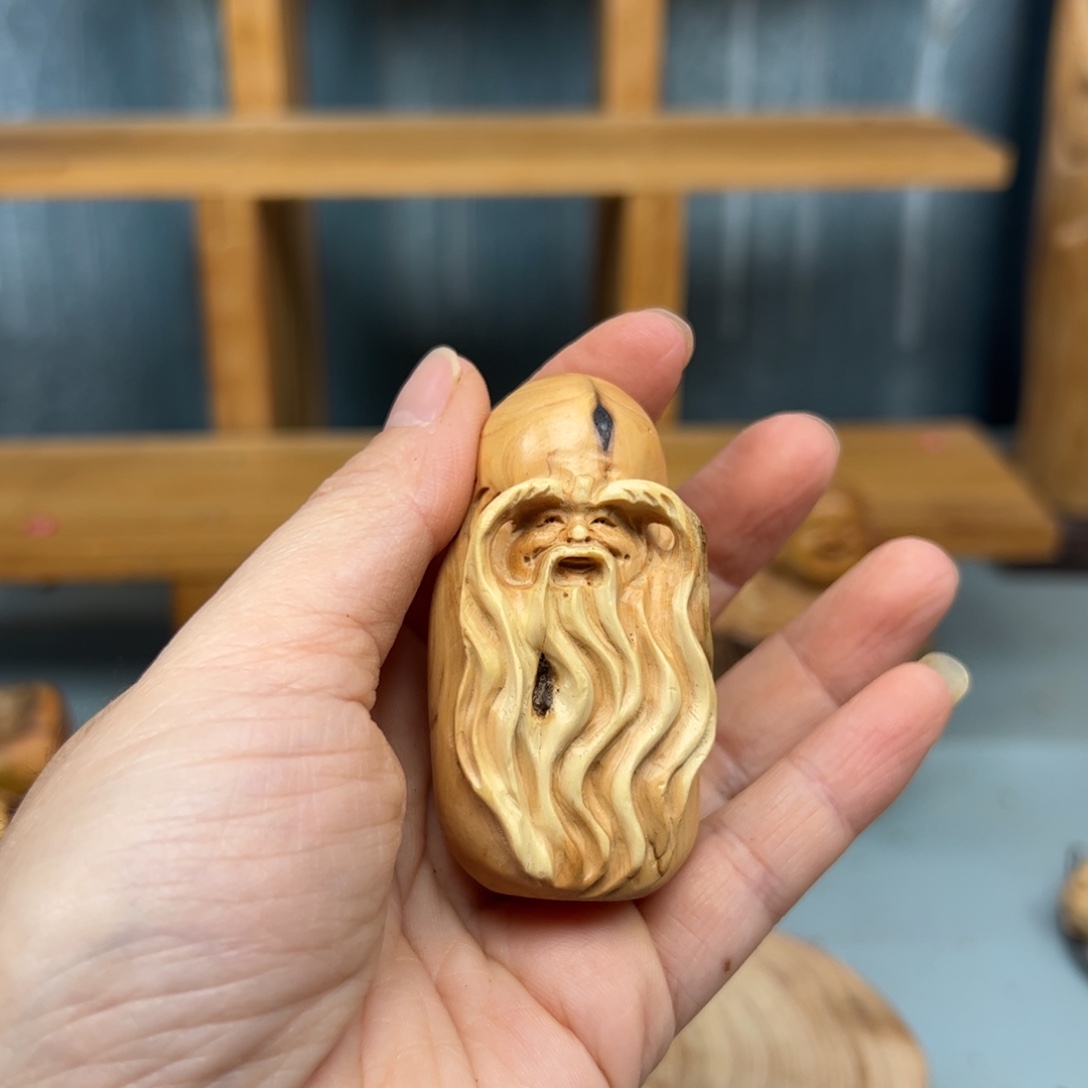 柏木崖柏木摆件手把件52