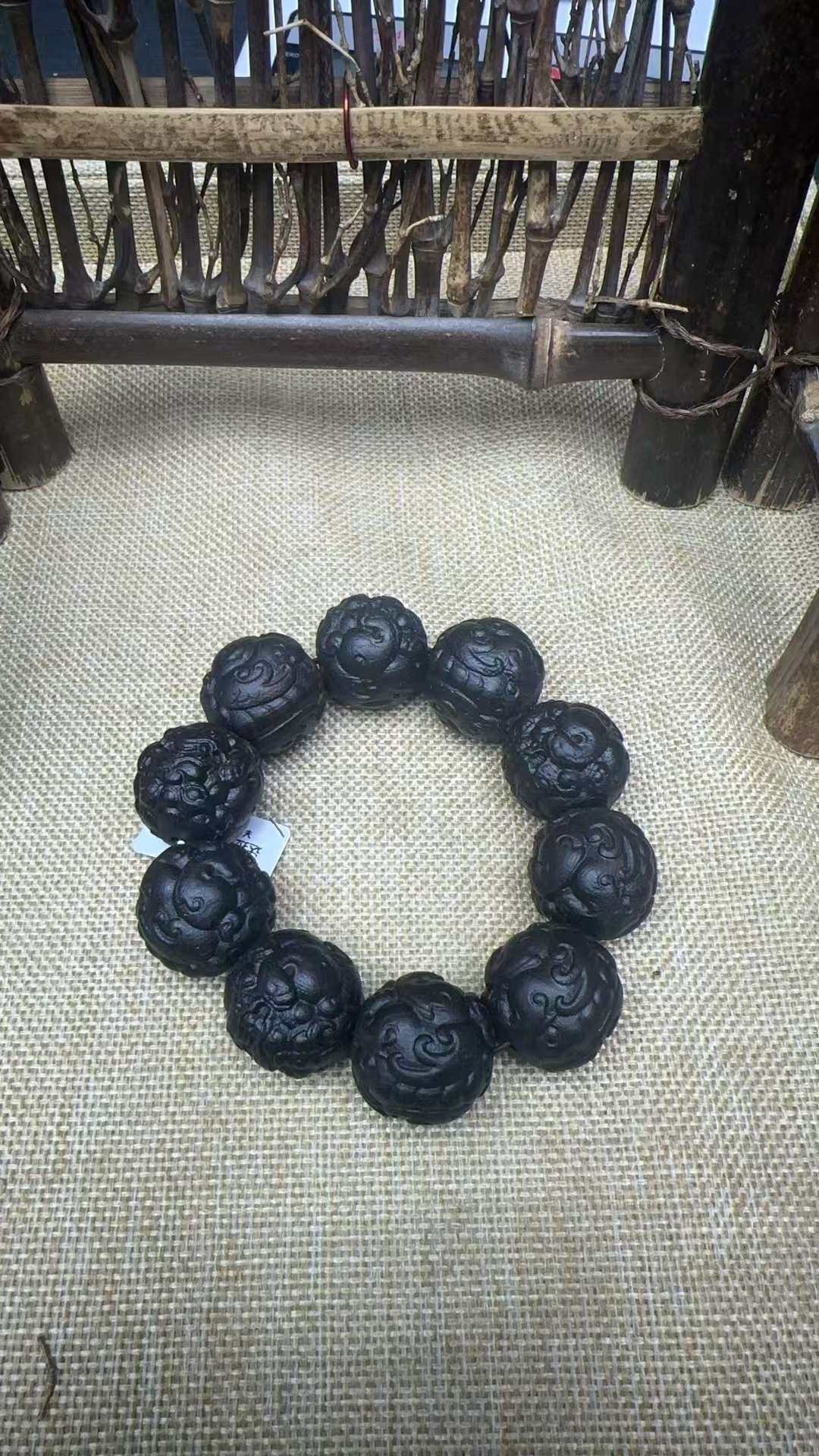 A116龙二文玩成品木串