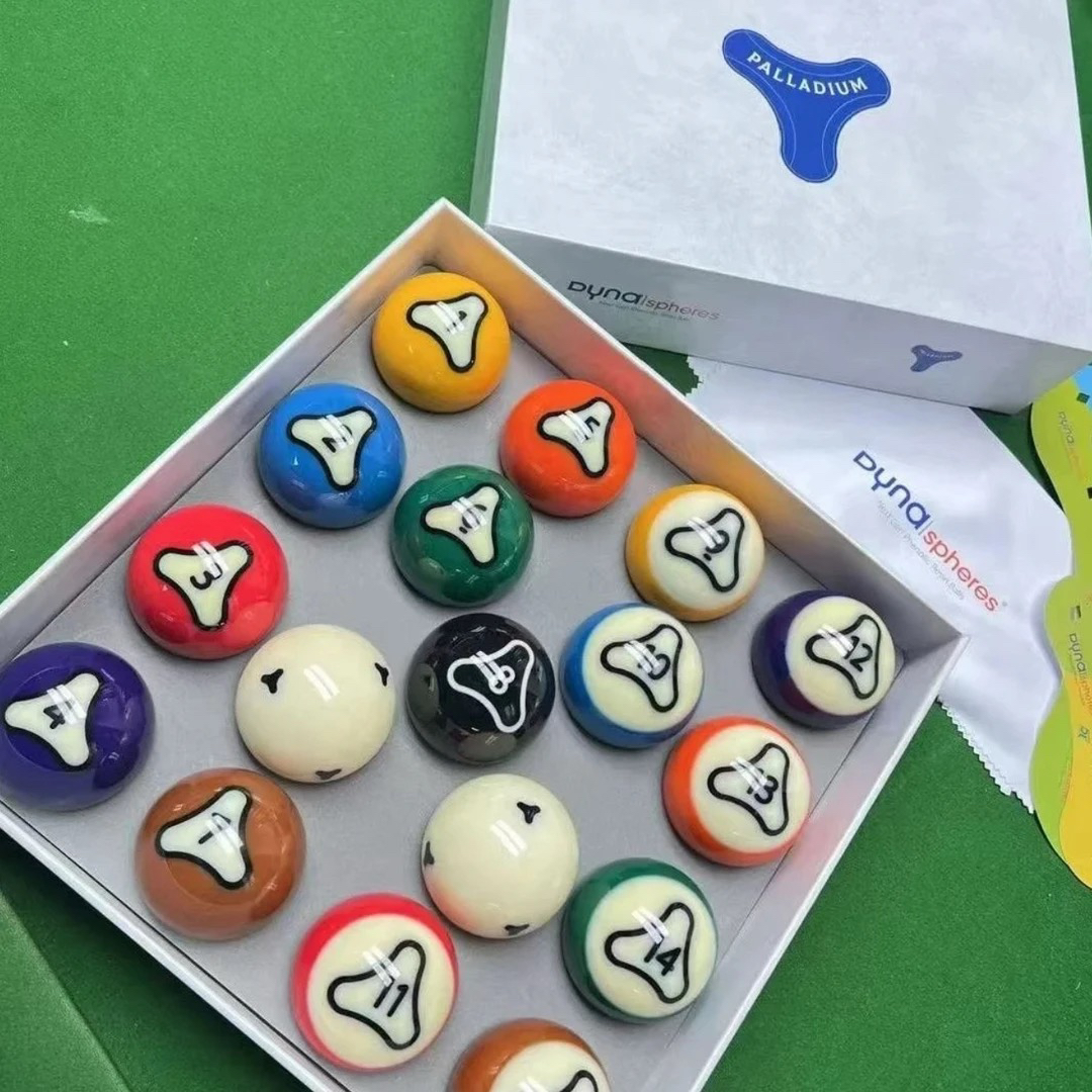 正品比利时DYNA黛纳斯菲A级白金款台球水晶球