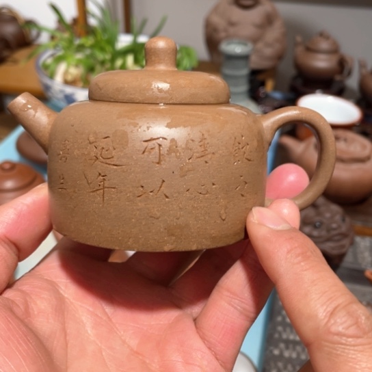 紫砂茶壶壶****K老段泥百纳140cc