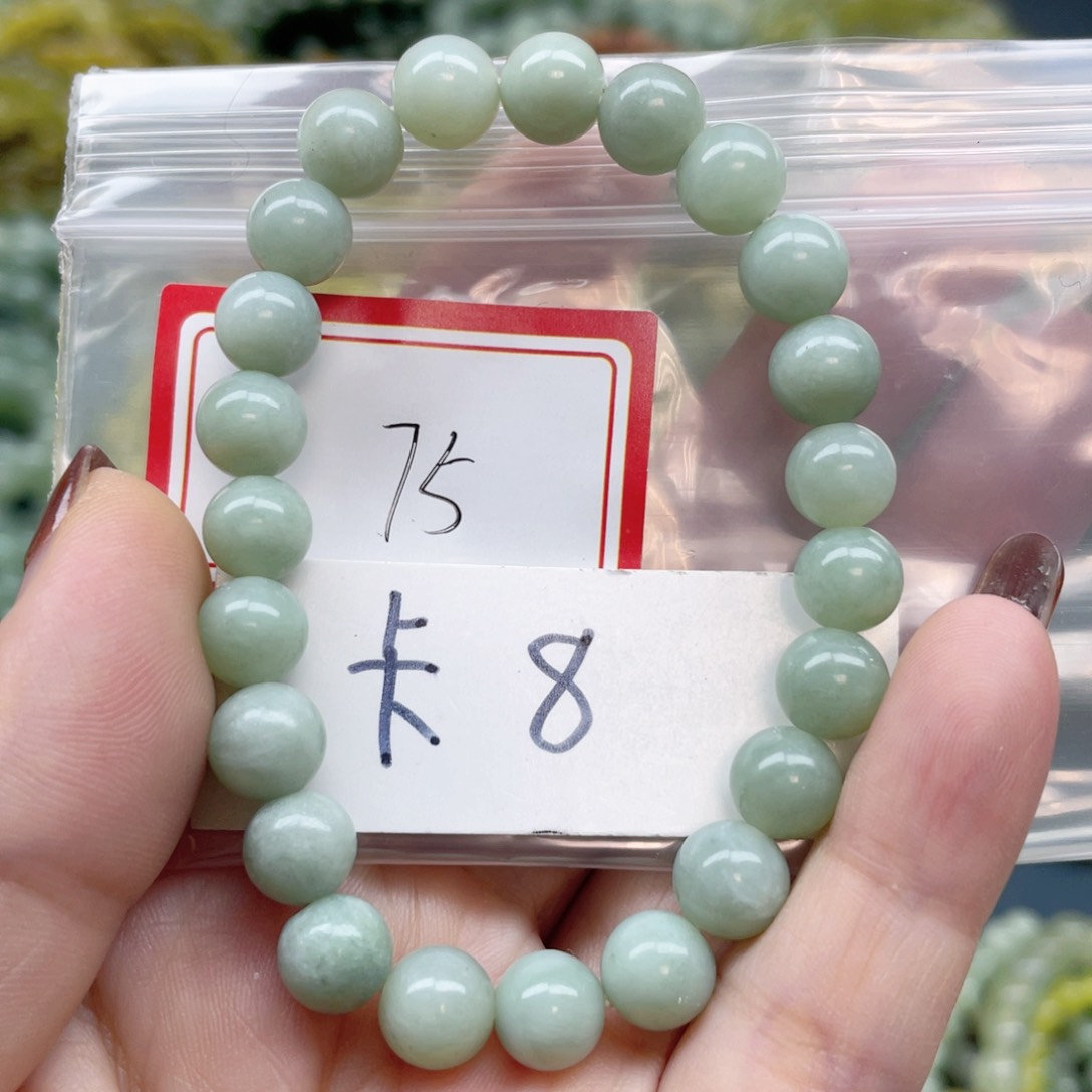 未镶嵌蛇纹石玉手串