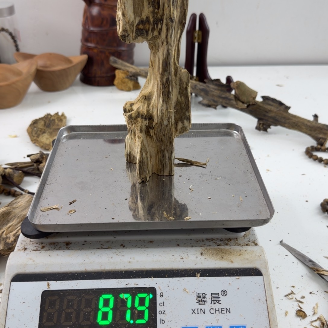 沉香碎屑沉香绿绮楠沉香88克