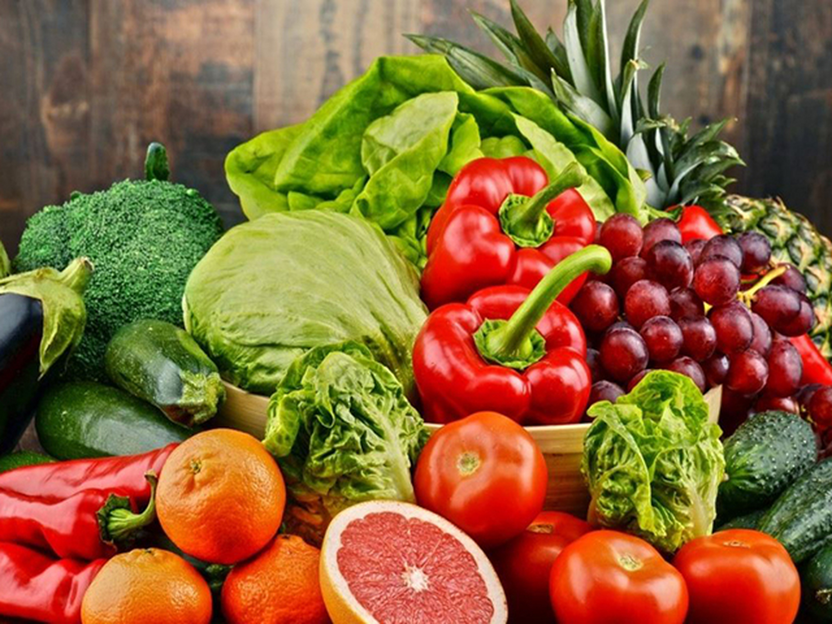 贵州大山里的农产品