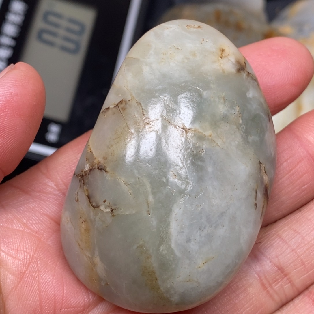 和田玉挂件银S925镀金镶嵌