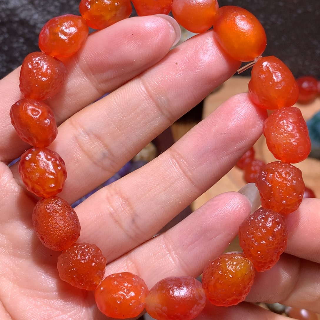 未镶嵌玛瑙/玉髓珠宝半成品