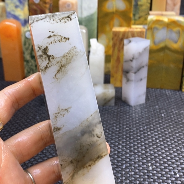 云南石东**哥青田石印章石