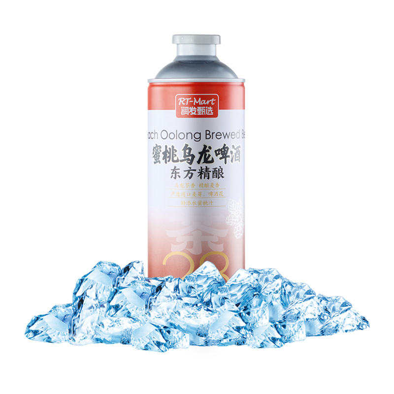 RT-Mart蜜桃乌龙啤酒（茶啤）1L（甄选）