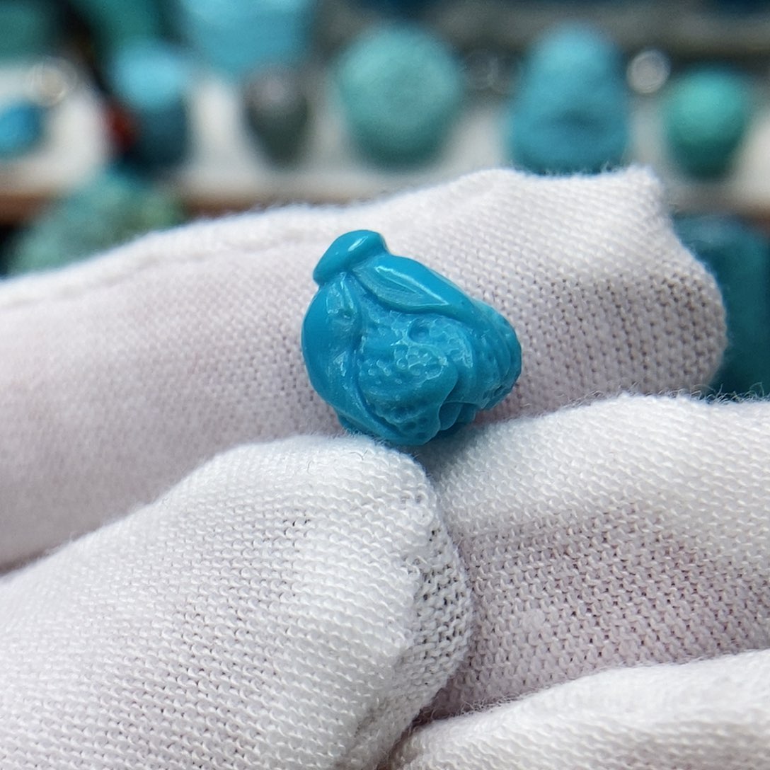 绿松石珠宝奇石未镶嵌