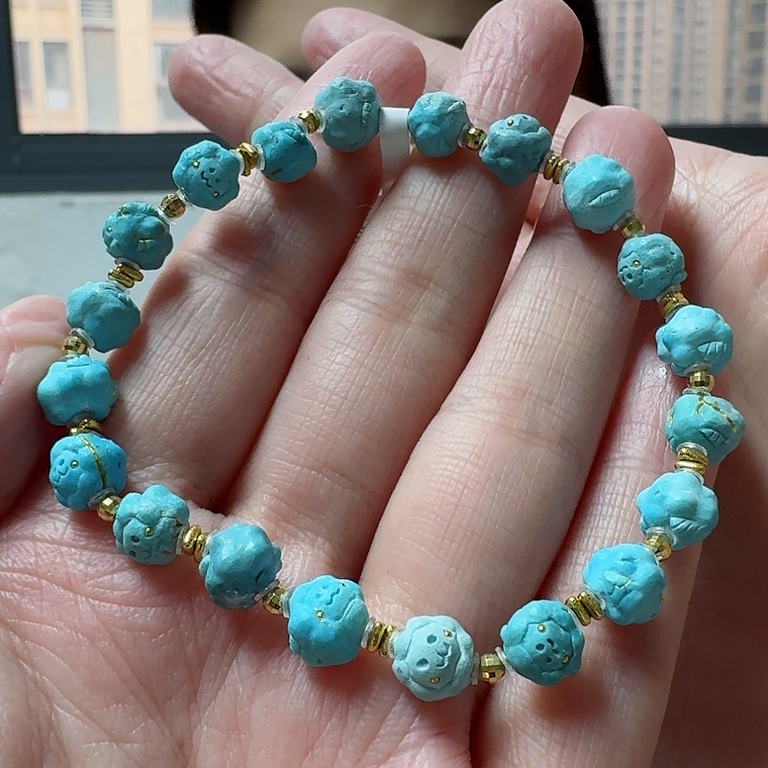 绿松石珠宝奇石未镶嵌