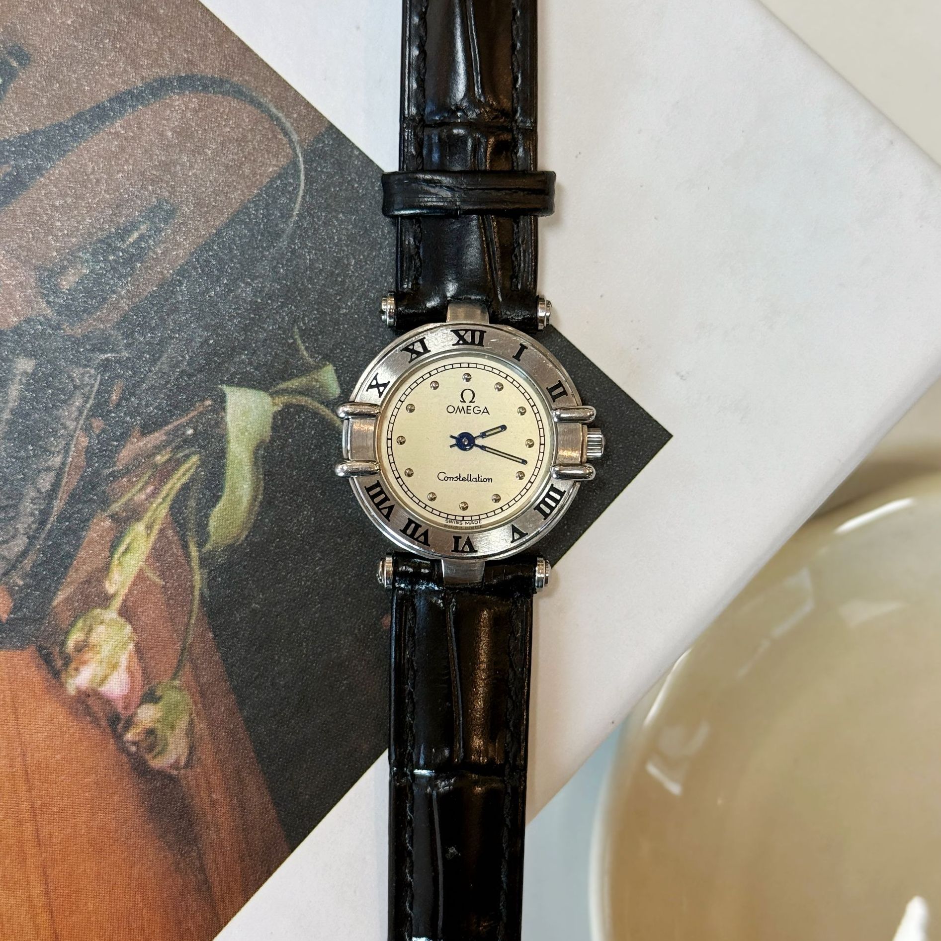 95新 Omega/欧米茄 1989年·“Manhattan”星座” 中古石英表 ZA1660