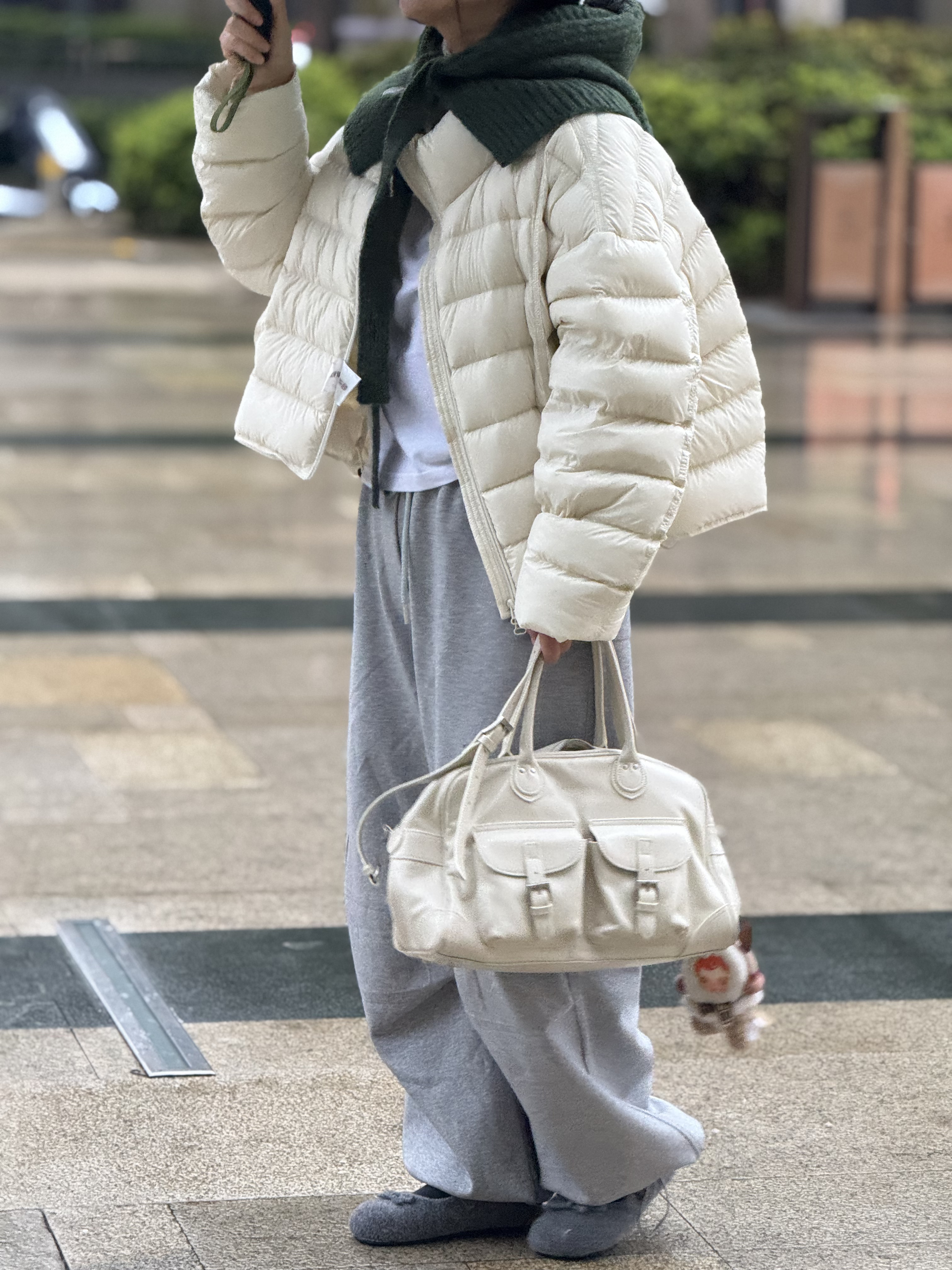 YUANJIE欧韩时尚百搭设计师秋冬马卡龙色系羽绒服y610