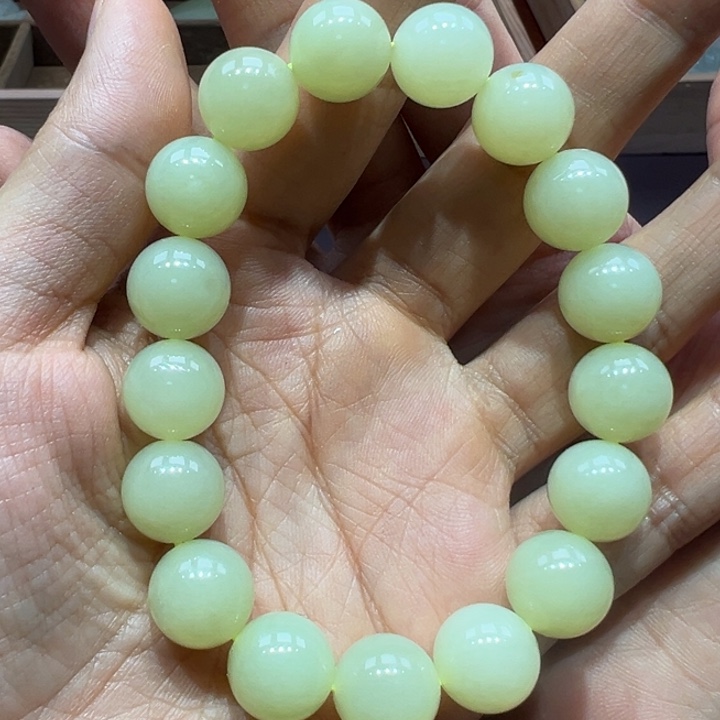 星***海和田玉未镶嵌颈饰若羌手链12