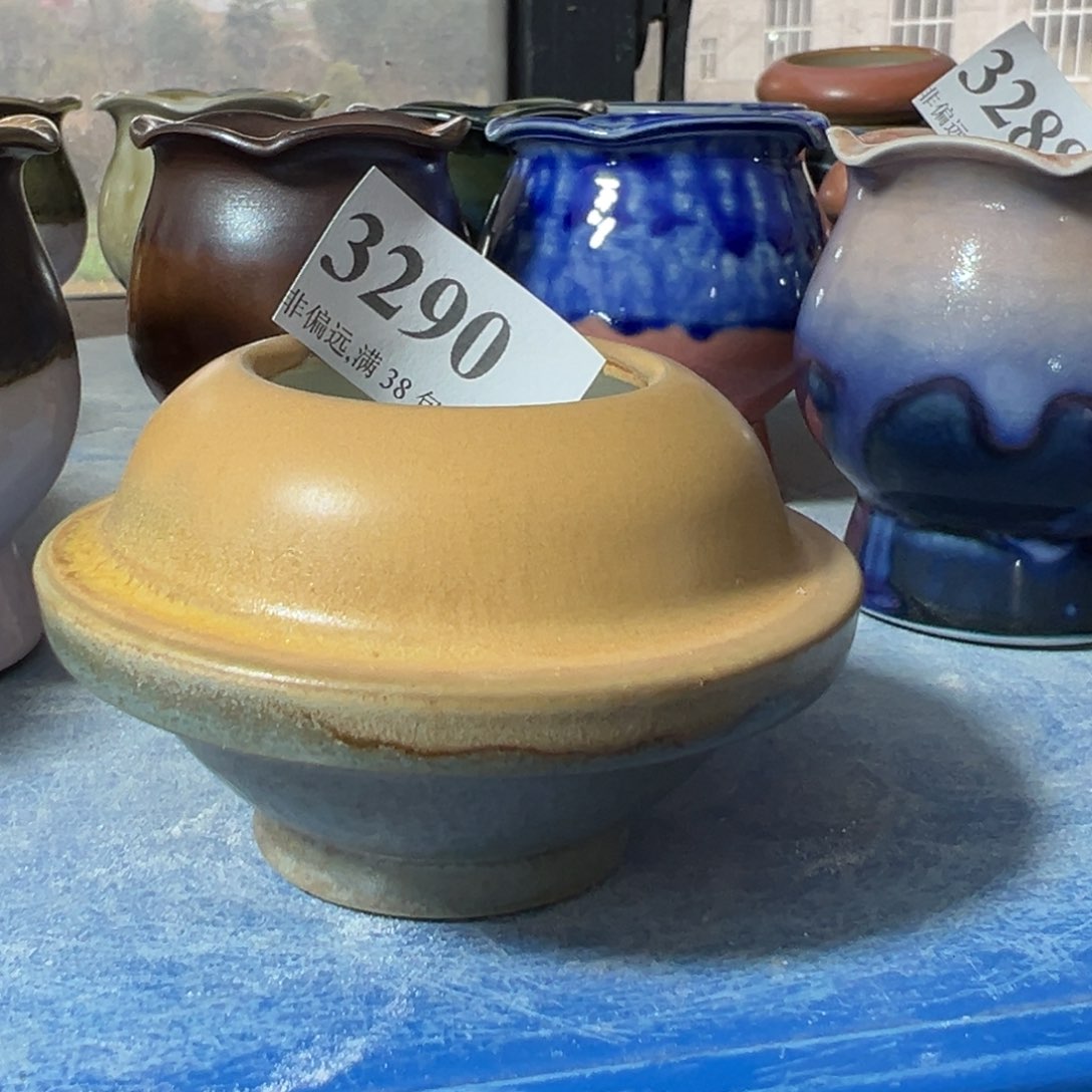 红陶景德镇手工花盆