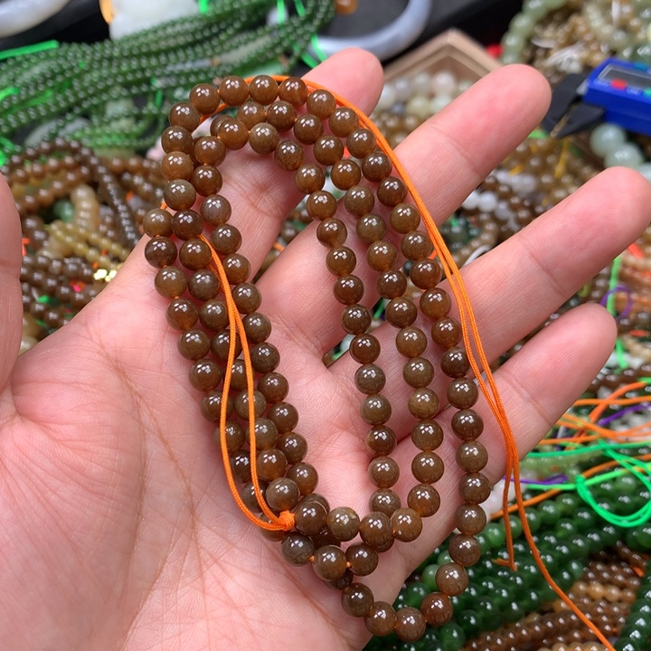 和田玉未镶嵌手链28