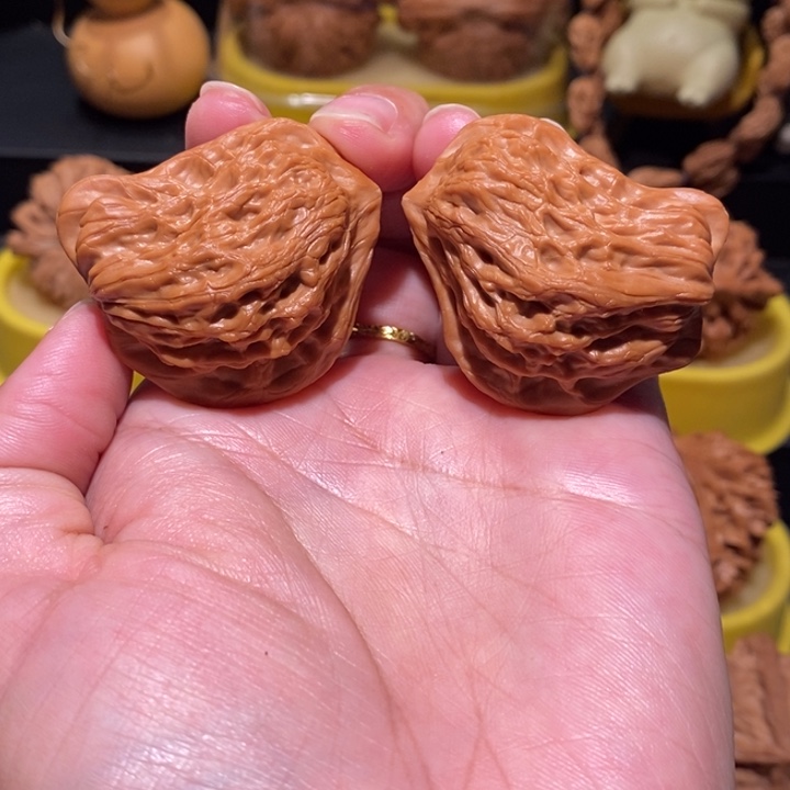 文玩核桃把件文玩核桃小鸟