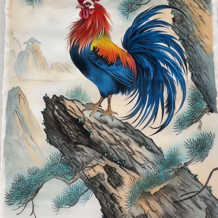 国画手绘国画作品欣赏