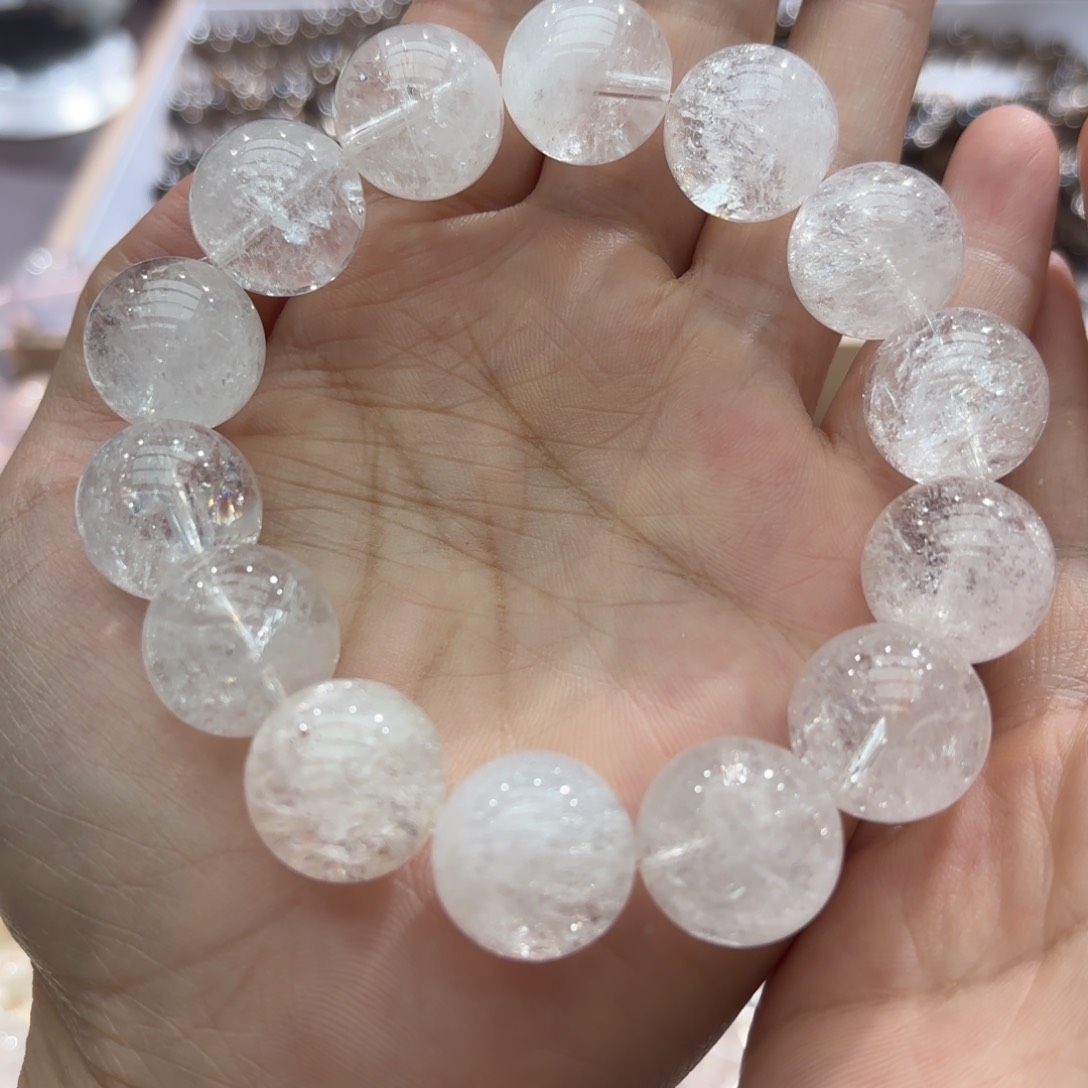 水晶手链未镶嵌手串17