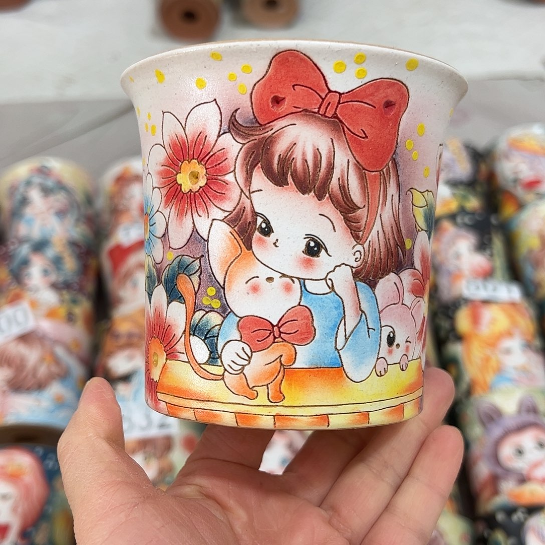 景德镇炫彩手绘口10