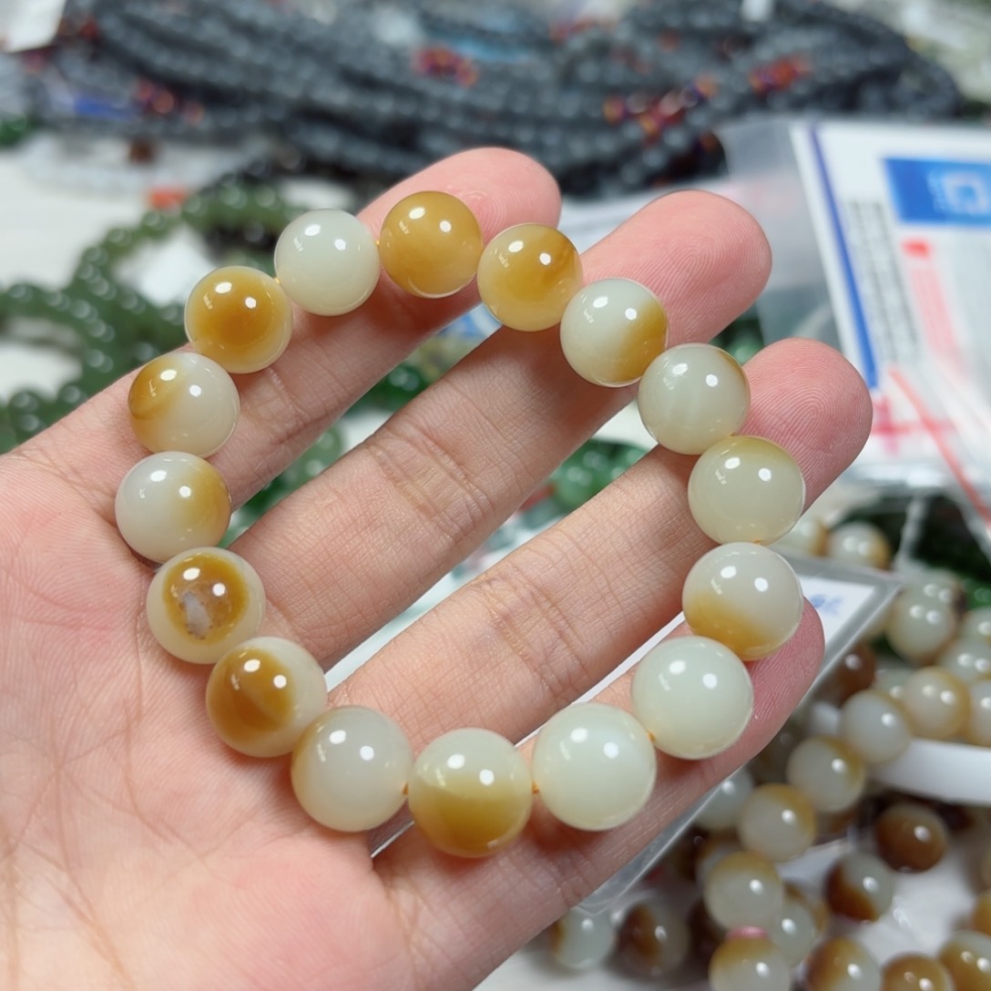 和田玉手链未镶嵌