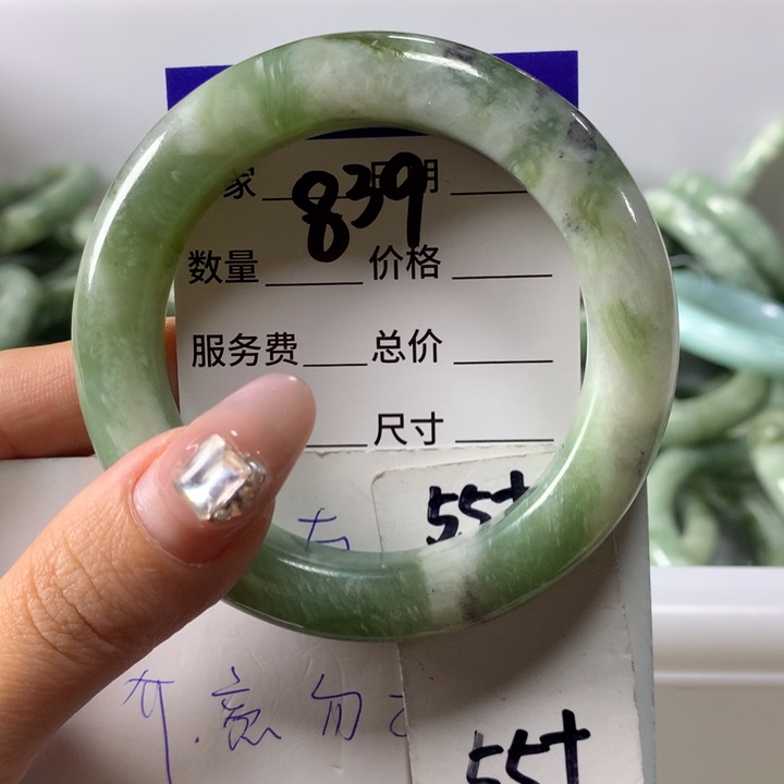 蛇纹石玉手镯未镶嵌839