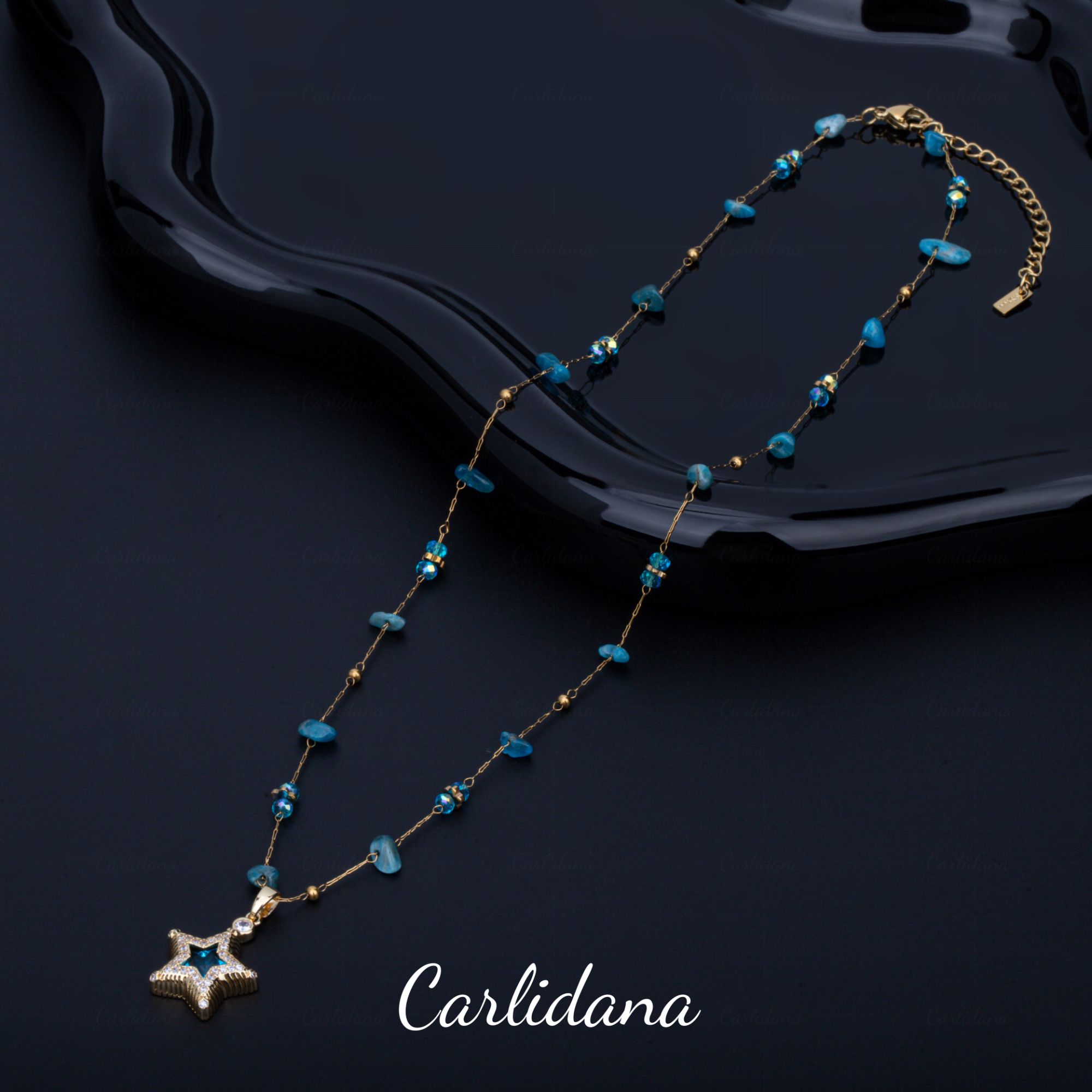 钛钢项链 【CARLIDANA】手工高级轻奢小众项链 YX2389B