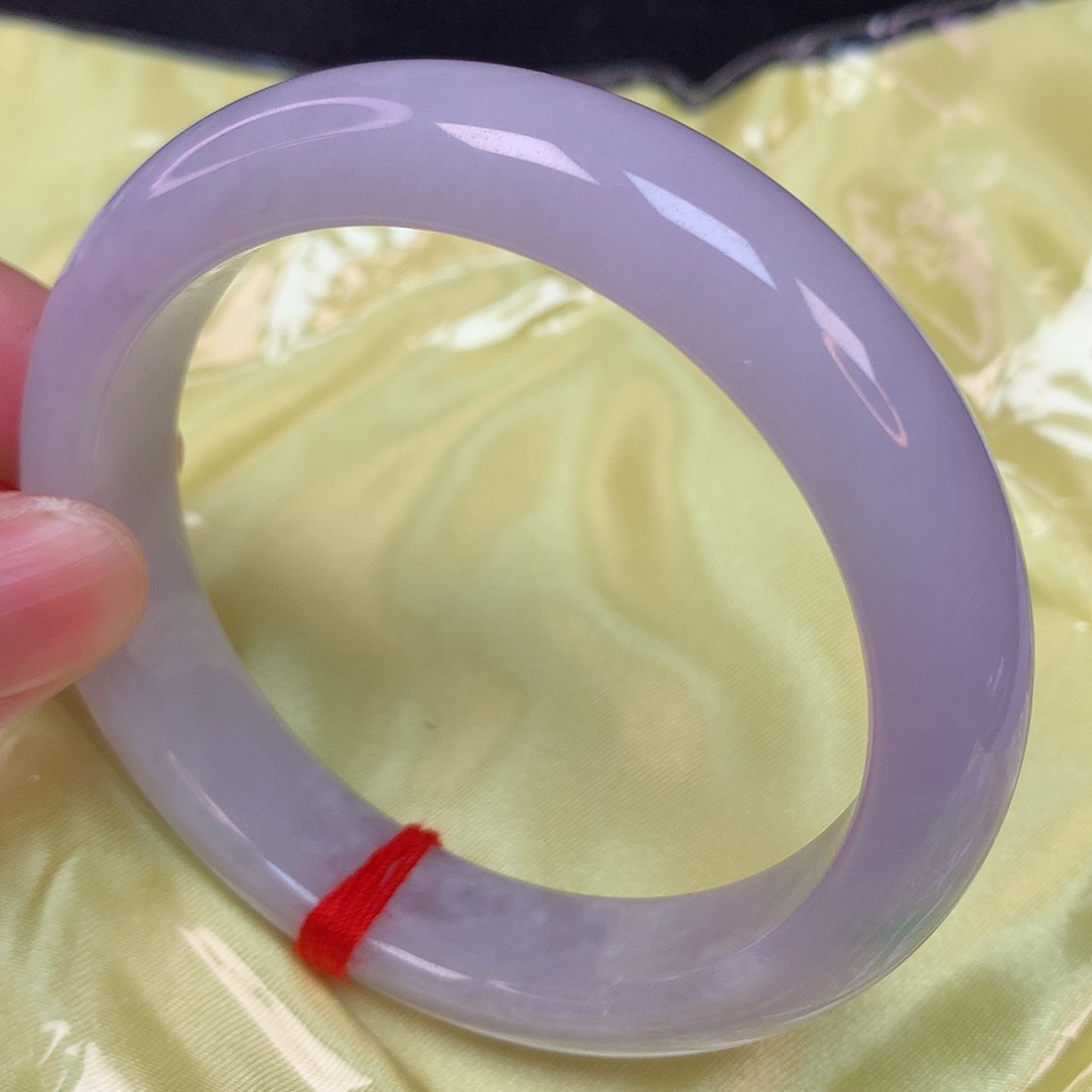 翡翠手镯未镶嵌乌****！58