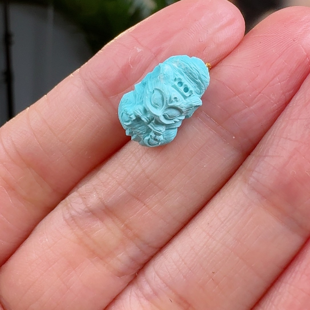 绿松石珠宝奇石未镶嵌